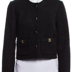 Coach Black Textured Blazer